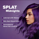 Splat Midnight Tanzanite Semi-Permanent Purple Hair Color