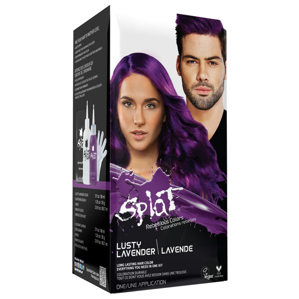 Semi-Permanent Complete at Home Hair Color Kit - Lusty Lavender