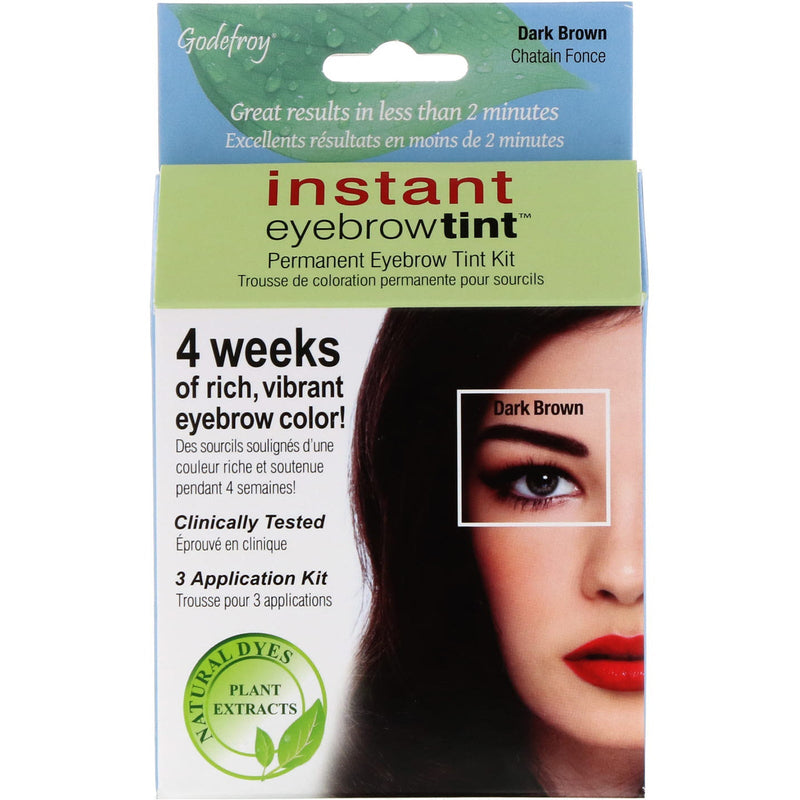 Godefroy Instant Brow Tint (28 jours) - Brun foncé