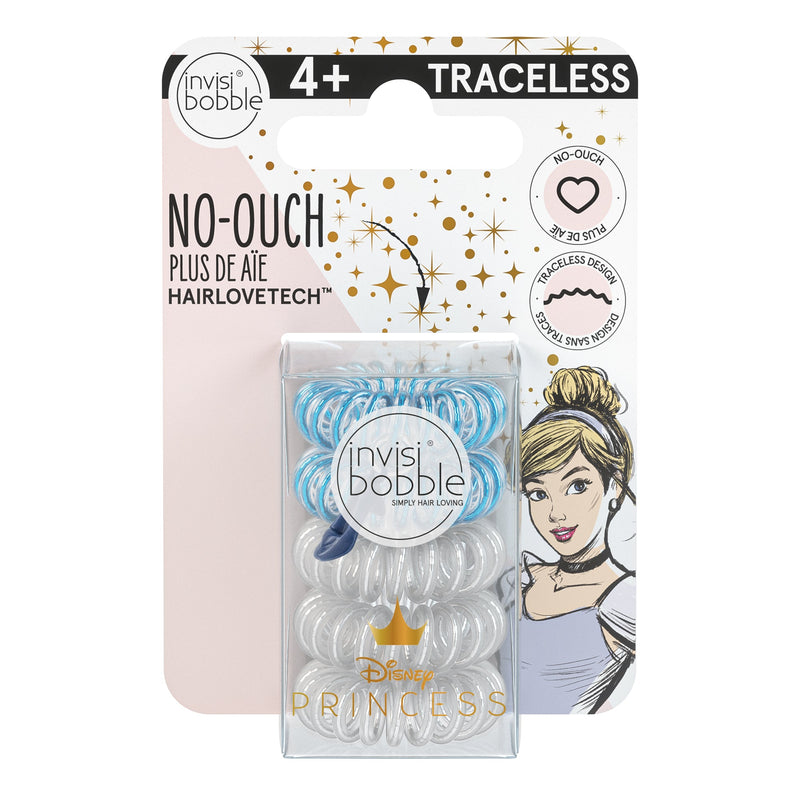 Invisibobble Disney Princess Collection Cendrillon Traceless Hair Spiral - Édition limitée