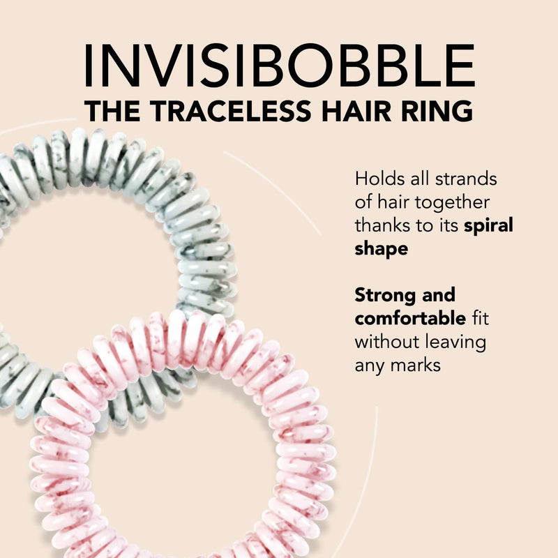 Invisibobble EXTRA SLIM Value Pack Marbelous (8pc)