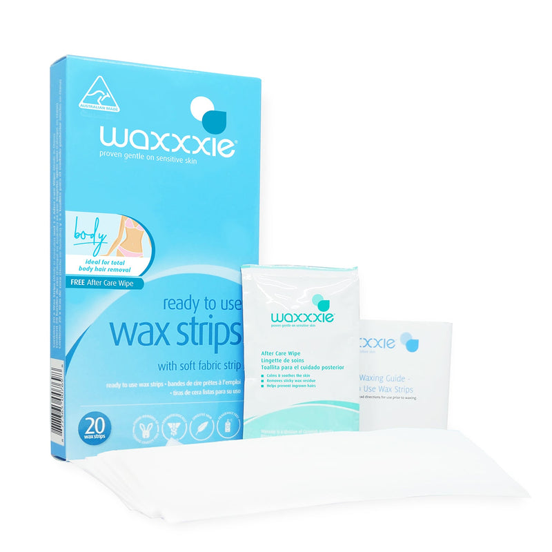 Ready To Use Sensitive Wax Strips - 20 Full Body Strips