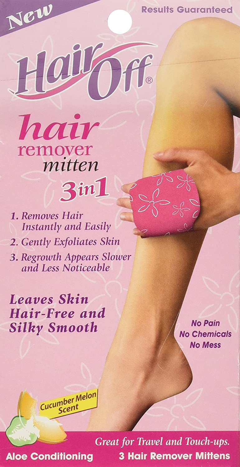 Velvet Touch Natural Hair Removal Mitten